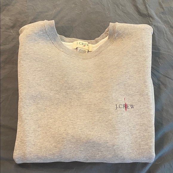 J. Crew Vintage Gray Crewneck Sweatshirt - Picture 2 of 5